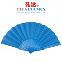 Custom Plastic Folding Hand Fan for Promotional Gifts(RPPPF-2.1)