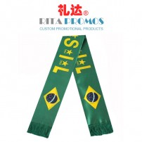 Promotional Printed Football Sports Scarf for Teams & Fans (RPFSS-1)