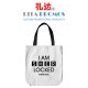 Promotional White Cotton Tote Bags Shopping Grocery Totes(RPCTB-1)