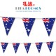 Advertising Flag Outdoor Banner Polyester Bunting(RPPBF-001)