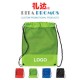 Imprinted Polyester Drawstring Backpacks with Mesh Pocket (RPPDB-6)