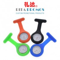 Promotional Silicone Nurse Watch Waterproof Quartz with Imprinted Logo (RPPSW-2)
